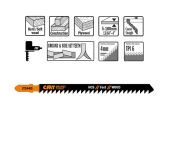 Stiksavklinge 110mm HCS Fast JT344D-5