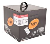 TJEP MX21/25 ringsøm varmgalv., Full head. Box 4.000 pcs. TJ839025