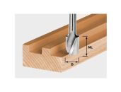 Festool Spiralnotfræser HS, skaft 8 mm HS Spi S8 D14/20 490948