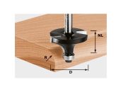 Festool Staffræser HW, skaft 8 mm HW S8 D19,1/R3 KL 491010