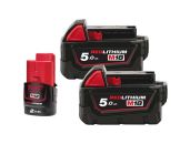 Milwaukee Startsæt M18 B52 med batterier M18 og M12 4932451242