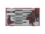 Teng Tools unbraconøglesæt T-greb TTHEX7 med 7 dele 68930106