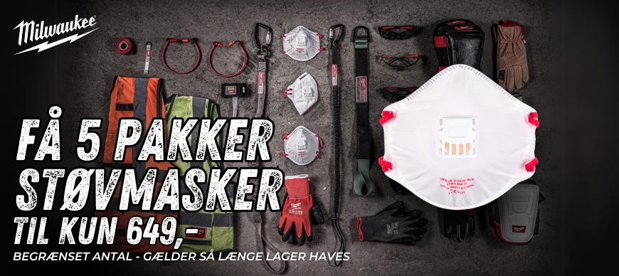 Milwaukee støvmasker