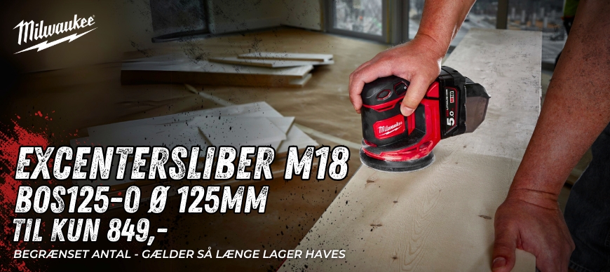 Milwaukee excentersliberkampagne